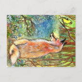 Fox von Ravine Postkarte (Vorderseite)