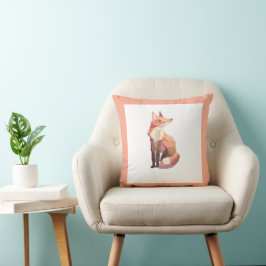 Fox, vos. Pixel Art, pixelart Kissen