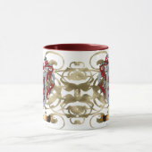 Fox-Wappen (2-sided) Tasse (Zentrum)