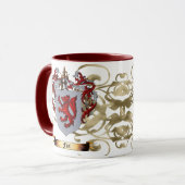 Fox-Wappen (2-sided) Tasse (Vorderseite Links)