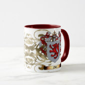 Fox-Wappen (2-sided) Tasse (VorderseiteRechts)
