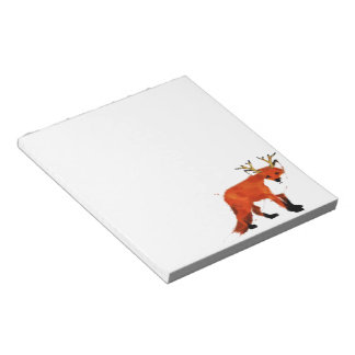 Fox Watercolor Notizblock