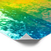 Fox Watercolor Poster Print (Ecke)