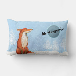 Fox-Weihnachtskissen Lendenkissen