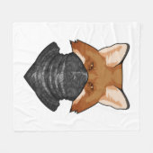 Fox wie Bandit mit KerChief Fleecedecke (Vorderseite (Horizontal))