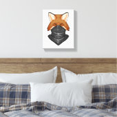 Fox wie Bandit mit KerChief Leinwanddruck (Insitu (Schlafzimmer))