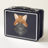 Fox wie Bandit mit KerChief Metall Brotdose (Rückseite)