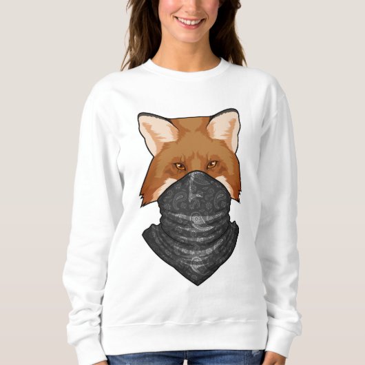 Fox wie Bandit mit KerChief Sweatshirt (Vorderseite)