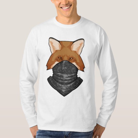 Fox wie Bandit mit KerChief T-Shirt (Vorderseite)