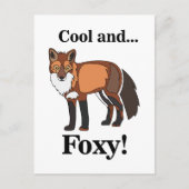 Fox Wild Animal Foxy Postkarte (Vorderseite)