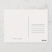 Fox Wild Animals Fotografie Postkarte (Rückseite)