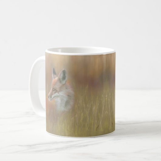 Fox wildlife coffee or tea mug kaffeetasse (Vorderseite Links)