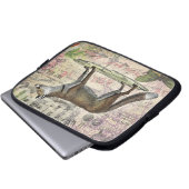 Fox Wildlife Vintag Animal Illustration Laptopschutzhülle (Vorne Knopf)