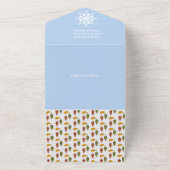 Fox Winter Baby Dusche Es ist kalt draußen All In One Einladung (Außenbereich)