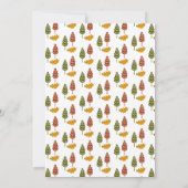 Fox Winter Baby Dusche Es ist kalt draußen Einladung (Rückseite)