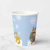 Fox Winter Baby Dusche Es ist kalt draußen Pappbecher (Links)