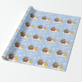 Fox Winter Baby Dusche Es ist kaltes Geschenk drau Geschenkpapier (Ungerollt)