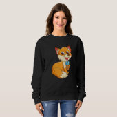 Fox with bubbel tea bubbeltea fox children  1 sweatshirt (Vorne ganz)