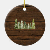 Fox Wood Woodland Animal erwarten wir Eltern Keramik Ornament (Hinten)