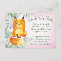 Fox Woodland Baby Showcard Buchen