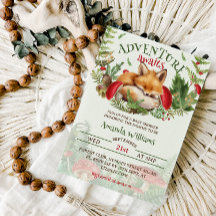 Fox Woodland Babydusche