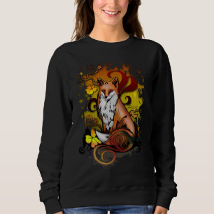 Fox Woodland Damen-Sweatshirt in Cozy Autumn Sweatshirt