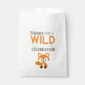 Fox Woodland Forest Party Vielen Dank für Ihr Inte Geschenktütchen (Vorderseite)
