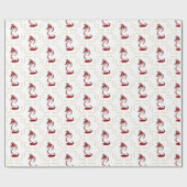 Fox Wrapping Paper Geschenkpapier (Flach)