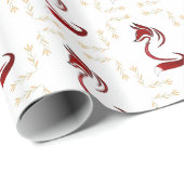 Fox Wrapping Paper Geschenkpapier (Rolleneckpunkt)