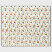 Fox Wrapping Paper Geschenkpapier (Flach)
