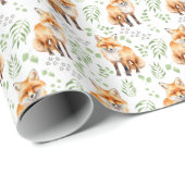 Fox Wrapping Paper Geschenkpapier (Rolleneckpunkt)