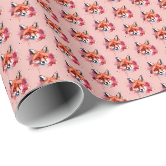 Fox Wrapping Paper Geschenkpapier (Rolleneckpunkt)