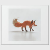 Fox Wrapping Paper Geschenkpapier (Flach)