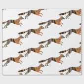 Fox Wrapping Paper Geschenkpapier (Flach)