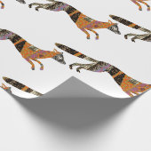 Fox Wrapping Paper Geschenkpapier (Ecke)