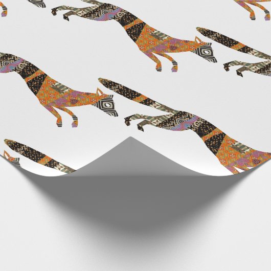 Fox Wrapping Paper Geschenkpapier (Ecke)