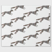 Fox Wrapping Paper Geschenkpapier (Flach)