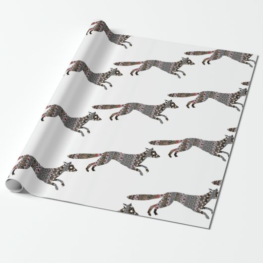 Fox Wrapping Paper Geschenkpapier (Ungerollt)