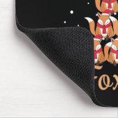 Fox Xmas Tree Füchse Weihnachtsbaum Tank Top Mousepad (Ecke)