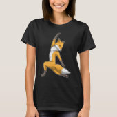 Fox Yoga Fitness Gymnastik T-Shirt (Vorderseite)