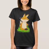 Fox Yoga Meditation Gymnastics T-Shirt (Vorderseite)