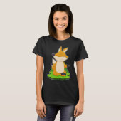 Fox Yoga Meditation Gymnastics T-Shirt (Vorne ganz)