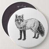 Fox zeichnend button (Vorne & Hinten)