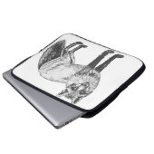 Fox zeichnend laptopschutzhülle (Vorne Knopf)