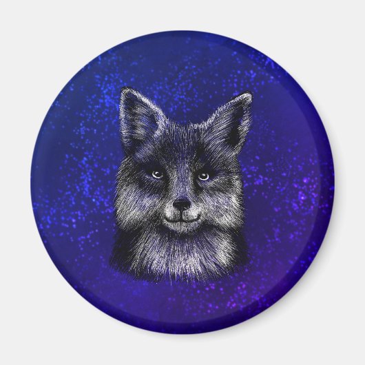Fox zeichnend magnet (Vorne)