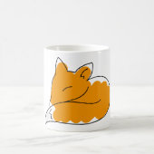 Fox Zeichnend Natur Tasse (Mittel)