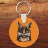 Fox zeichnend schlüsselanhänger (Vorderseite)