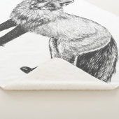 Fox zeichnend sherpadecke (3/4)
