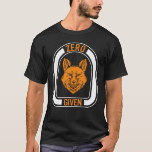 Fox Zero Fox gegeben T-Shirt Tier Säugetiere Natur