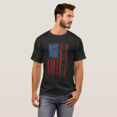 Foxbody American Flag Stang Muscle Car T-Shirt (Vorne ganz)